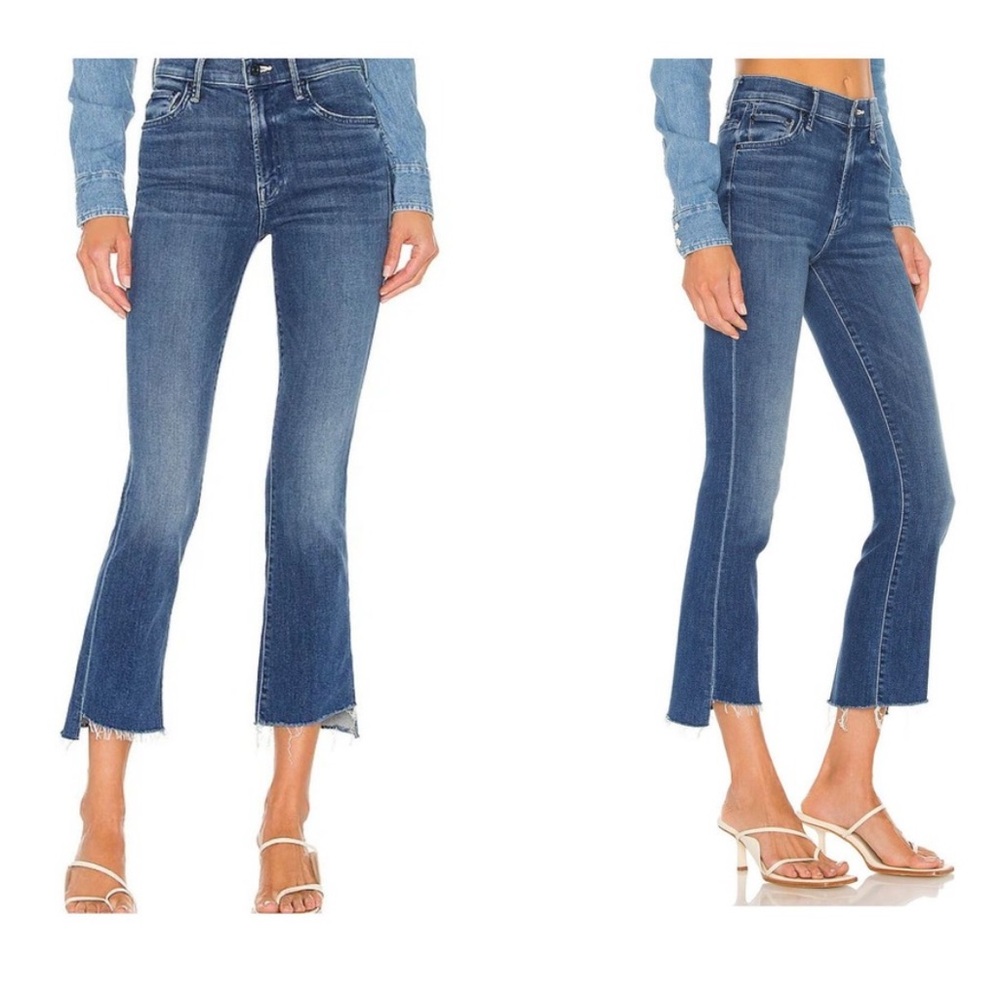 NEW MOTHER The Insider Crop Step Fray in Wish on a Star Size 26